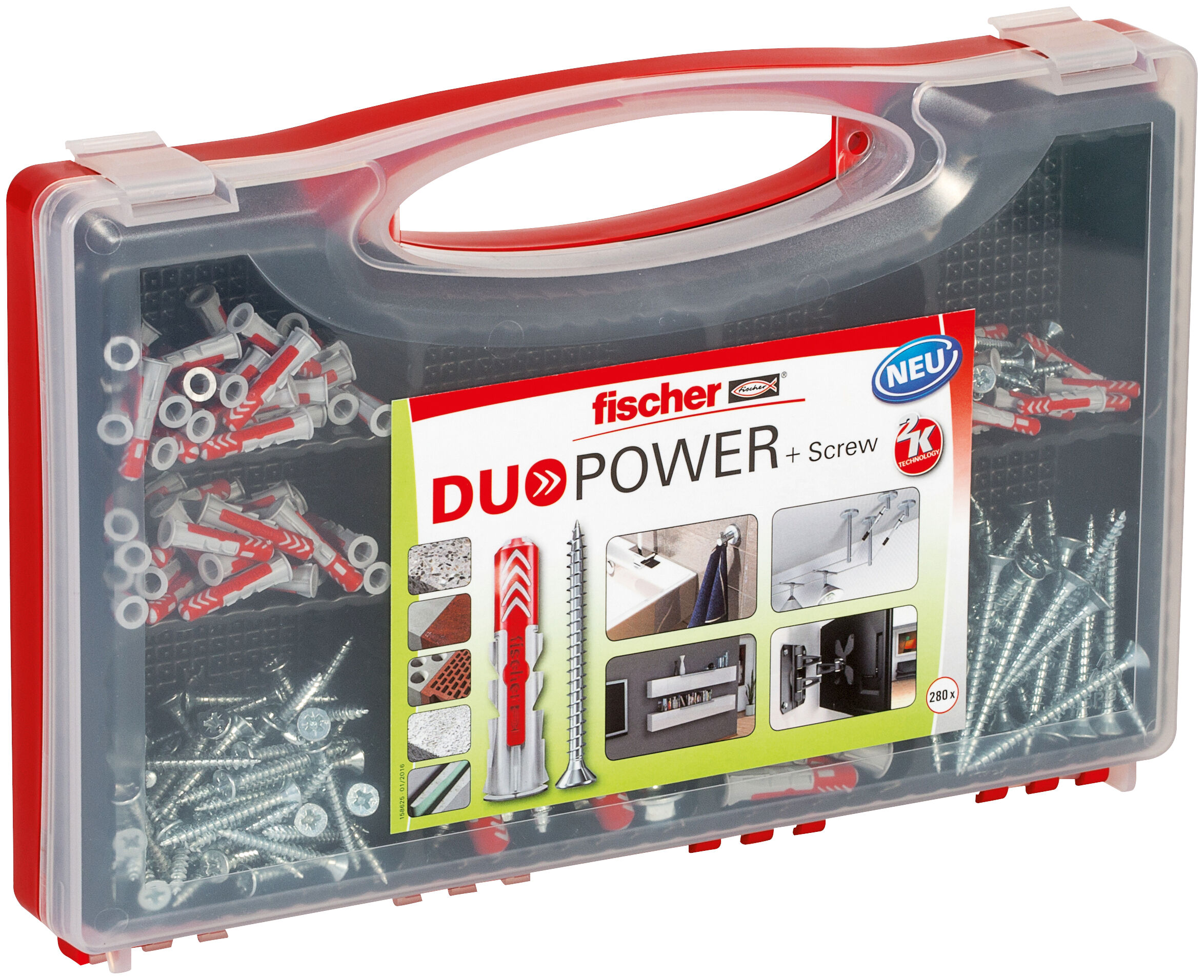 fischer Red-Box DuoPower + Screws